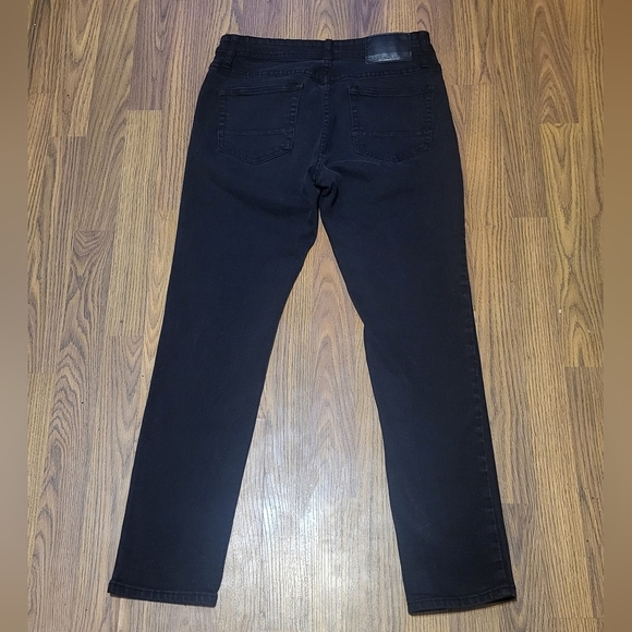 Nickel & Iron Men’s Black Straight Dark Wash Denim Jeans Size 30x30 B79 - Picture 7 of 10
